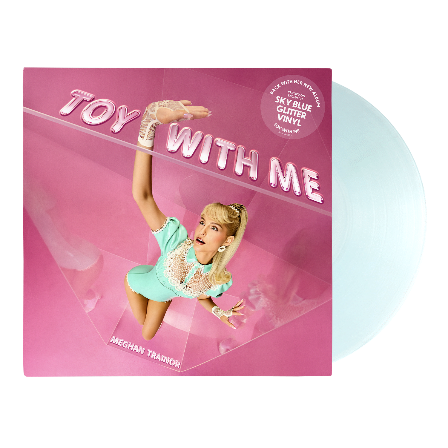 Meghan Trainor LP VINYL アナログ レコード セット Meghan Trainor - Spotify Fans First Exclusive Toy With Me Sky Blue
