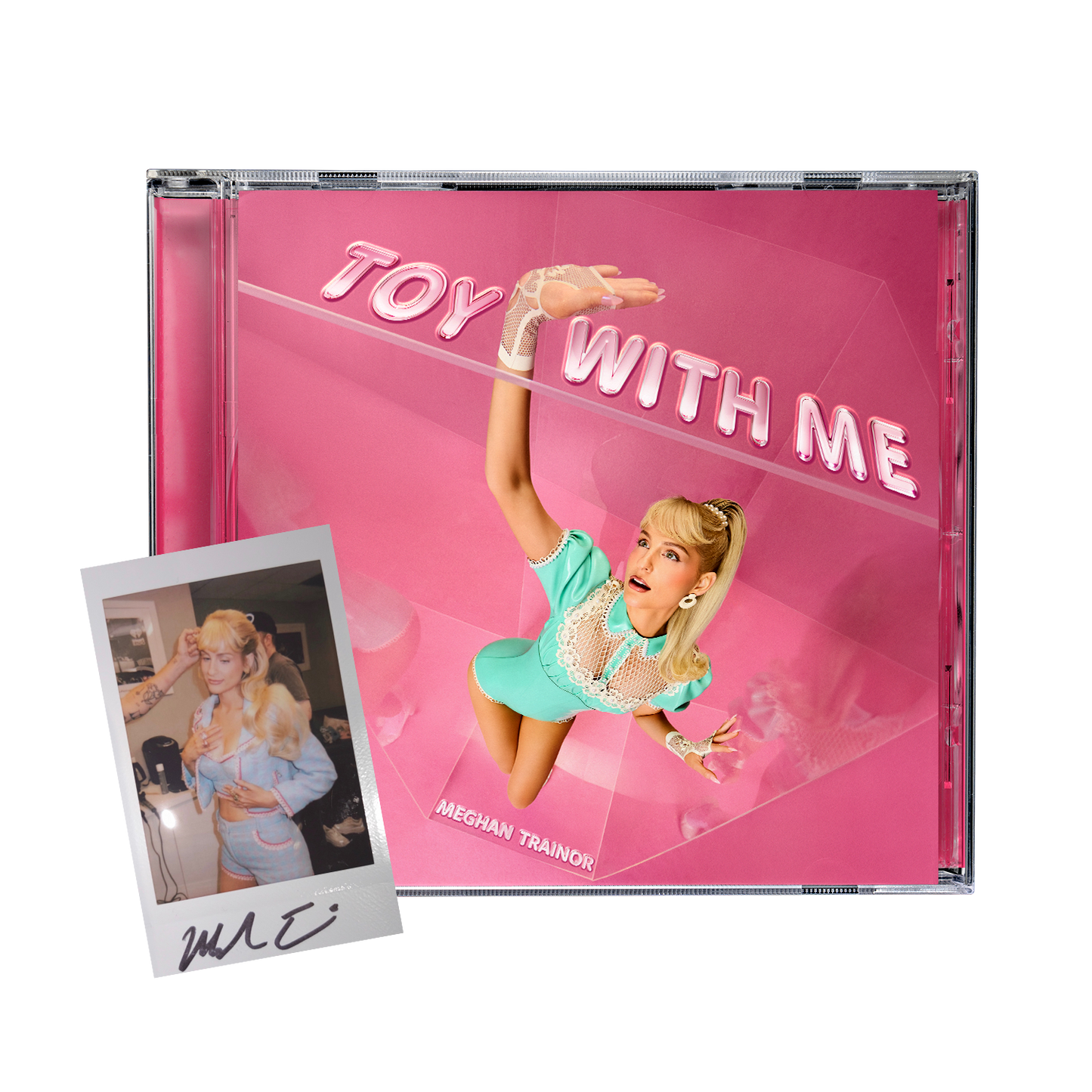 Limited Edition Toy With Me- Signed Polaroid CD