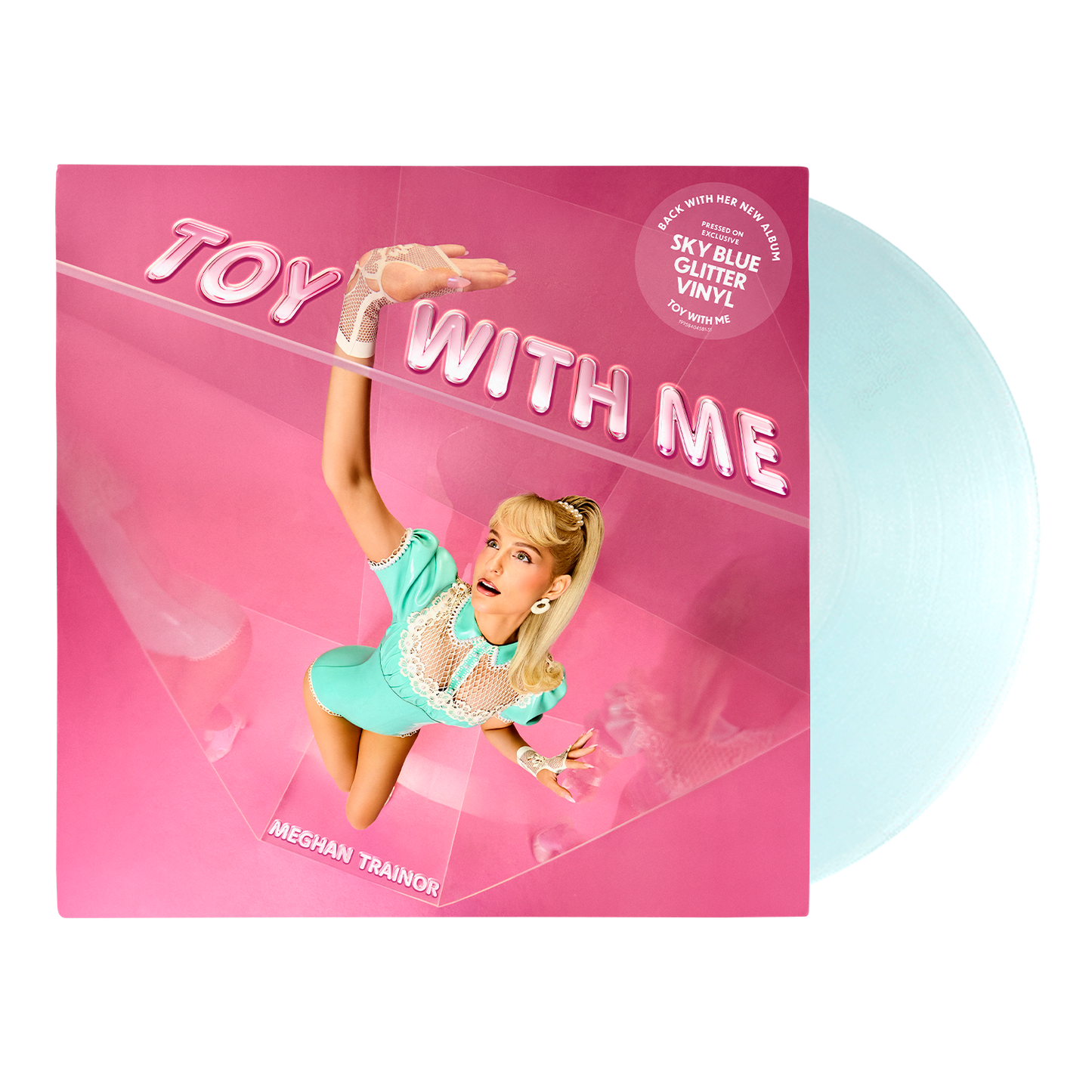 Toy With Me Spotify Fans First Exclusive  Sky Blue Glitter LP